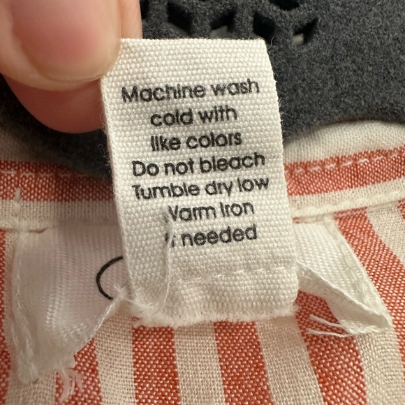 Japna Bella Maxi Dress in a rust and white striped pattern, XL - Picture 4 of 10